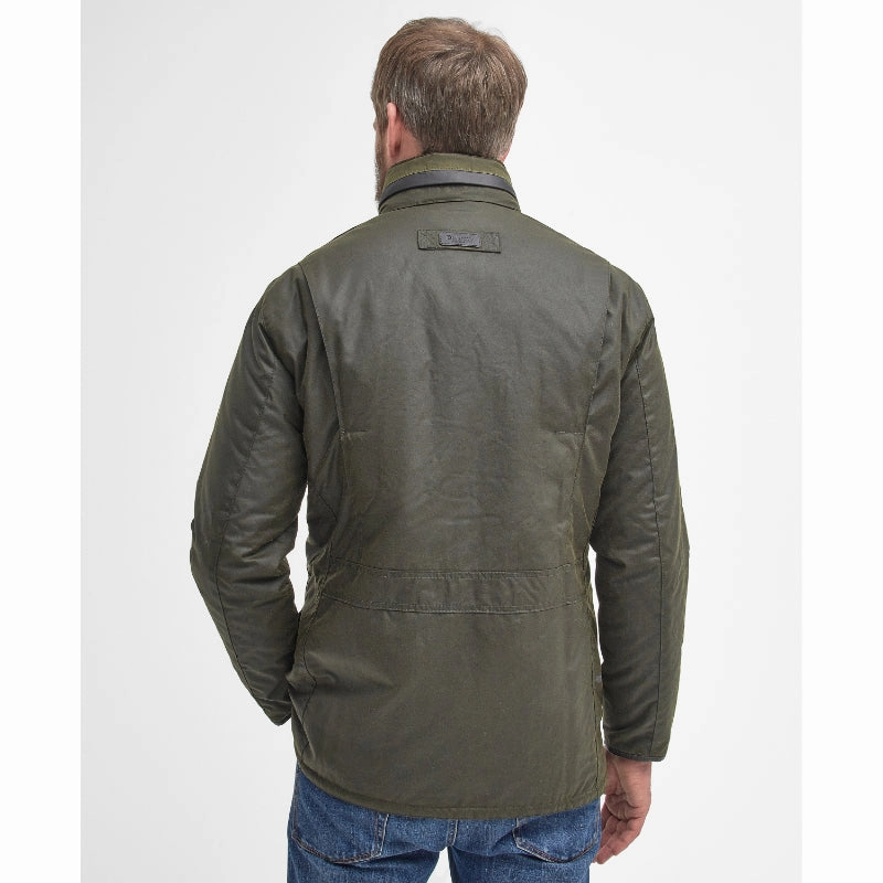 Special Surprise Sale Barbour Malcolm Mens Wax Jacket - Archive Olive