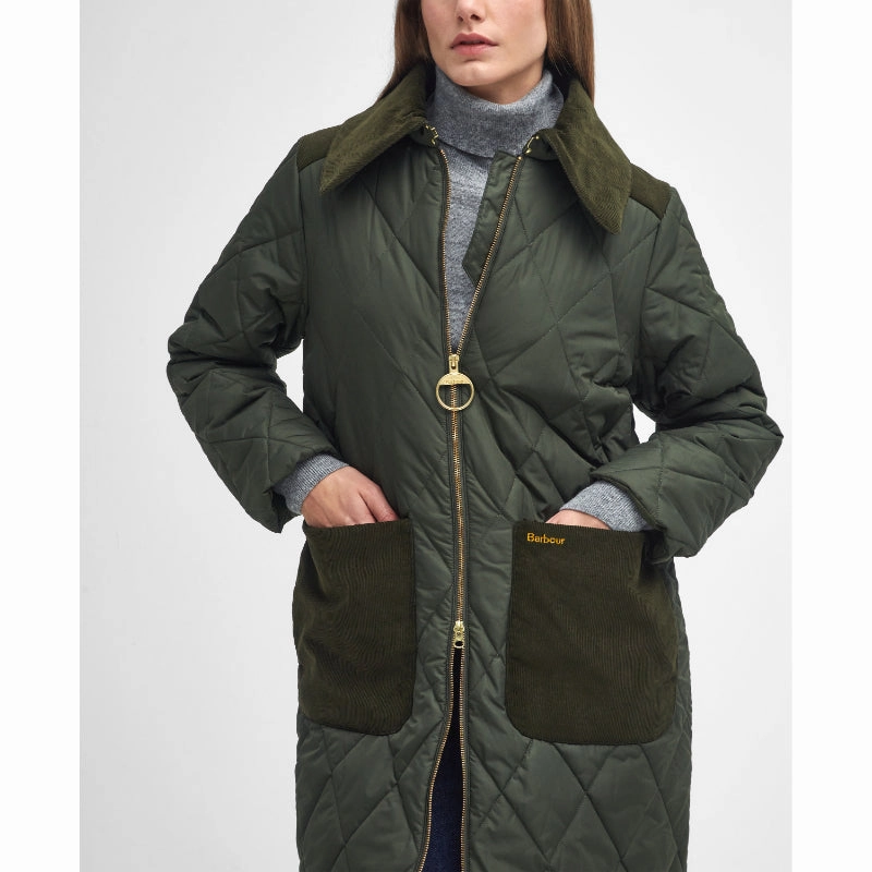 Online Exclusive Steal Todays Hot Pick Barbour Malton Quilt Ladies Jacket - Olive/Ancient