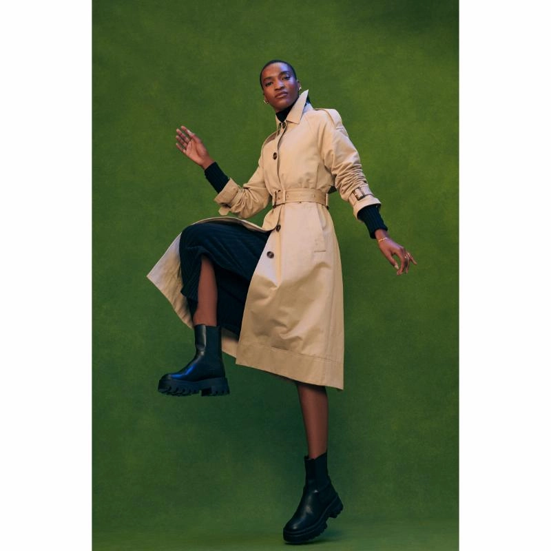 Barbour Marie Ladies Showerproof Trench - Light Fawn/Ancient Poplar Trending Deals Today