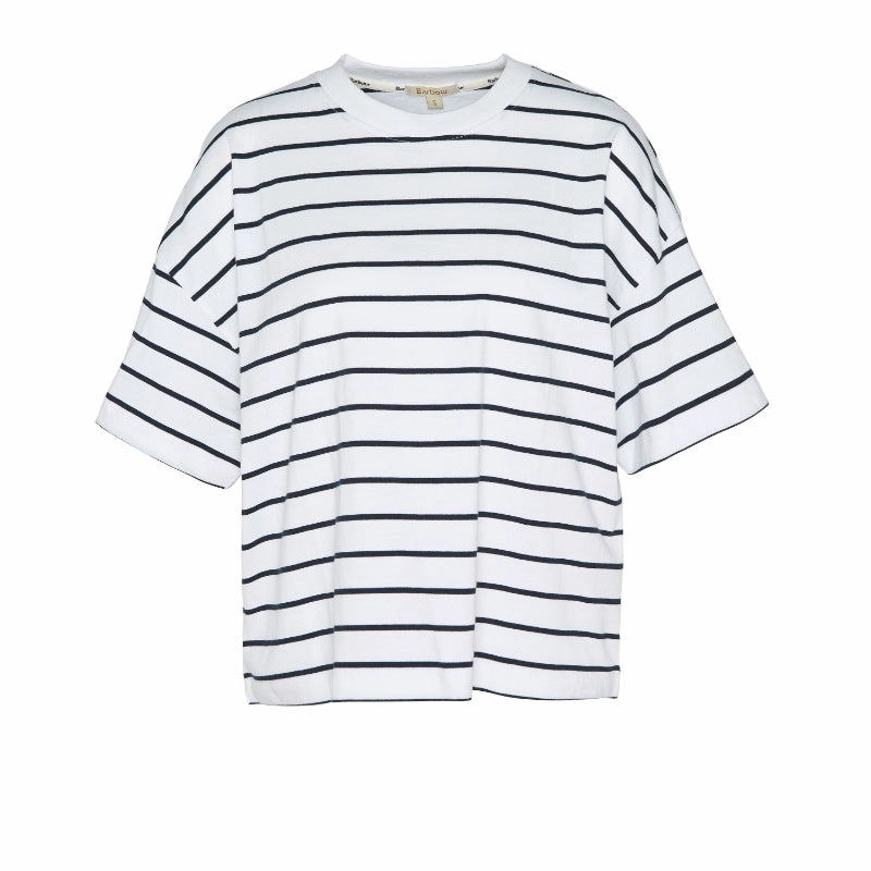 Big Sale Today Barbour Marnie Ladies Top - Cloud/Navy