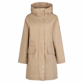 Shop Todays Picks Barbour Mersea Waterproof Ladies Jacket - Light Trench