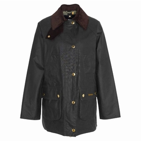 Barbour Modern Beadnell Ladies Wax Jacket - Sage/Ancient Clearance Steal Today