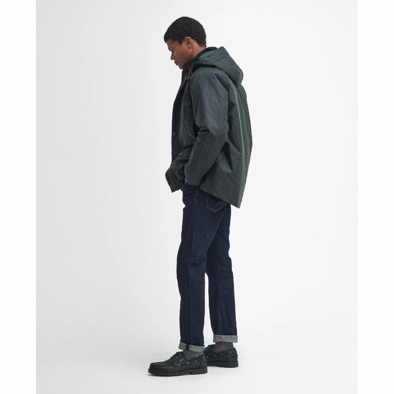 Hot Deals Today Flash Offer Today Barbour Modern Beaufort Mens Wax Jacket - Sage