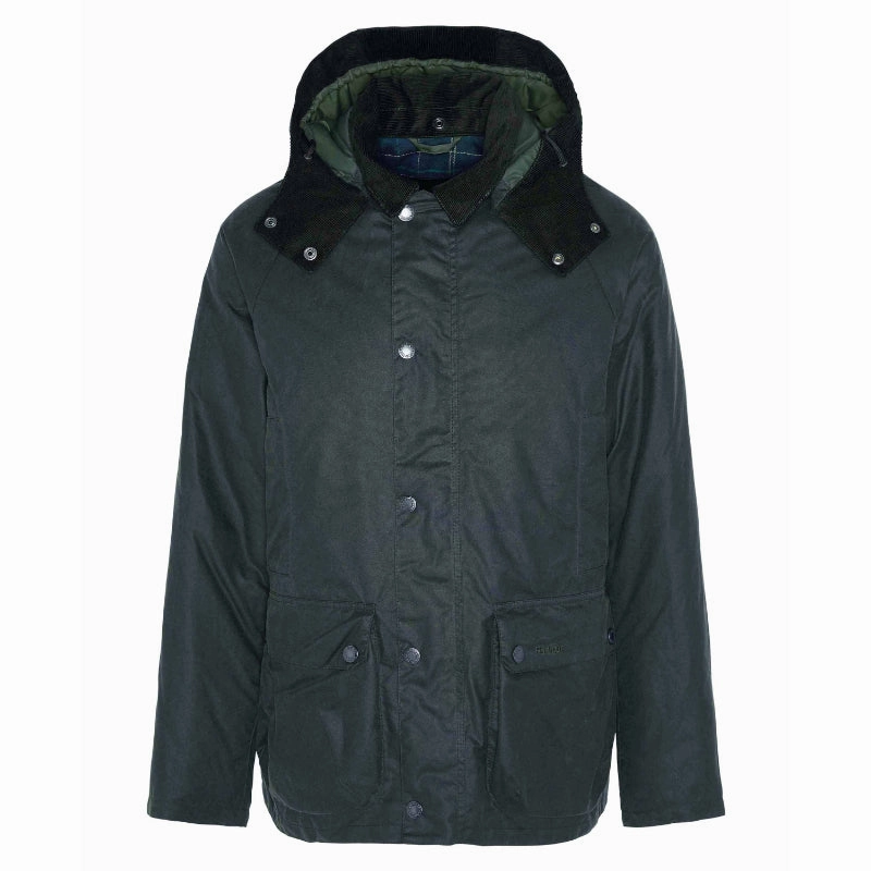 Barbour Modern Beaufort Mens Wax Jacket - Sage Special Deals Online Price Drop Today