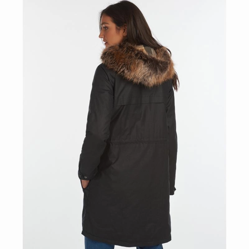 Shop Hot Deals Flash Sale Alert Barbour Mull Ladies Wax Jacket - Navy/Dress