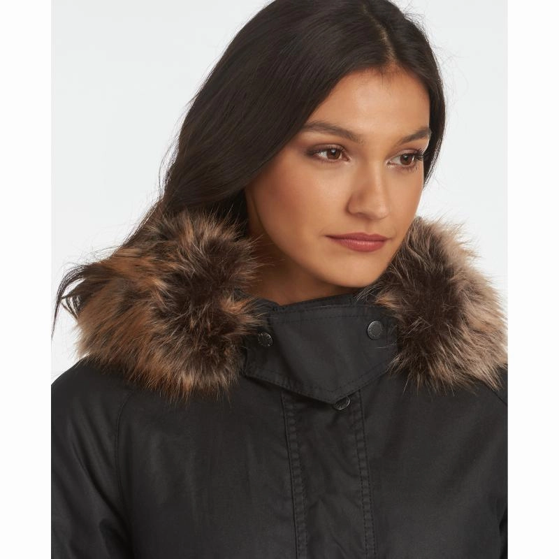 Trending Hot Picks Barbour Mull Ladies Wax Jacket - Navy/Dress