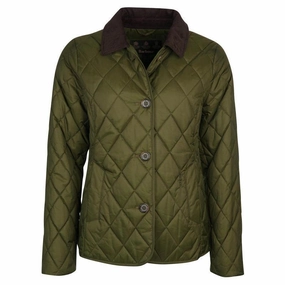 Grab It Fast Best Seller Discount Barbour Omberlsey Ladies Quilted Jacket - Olive