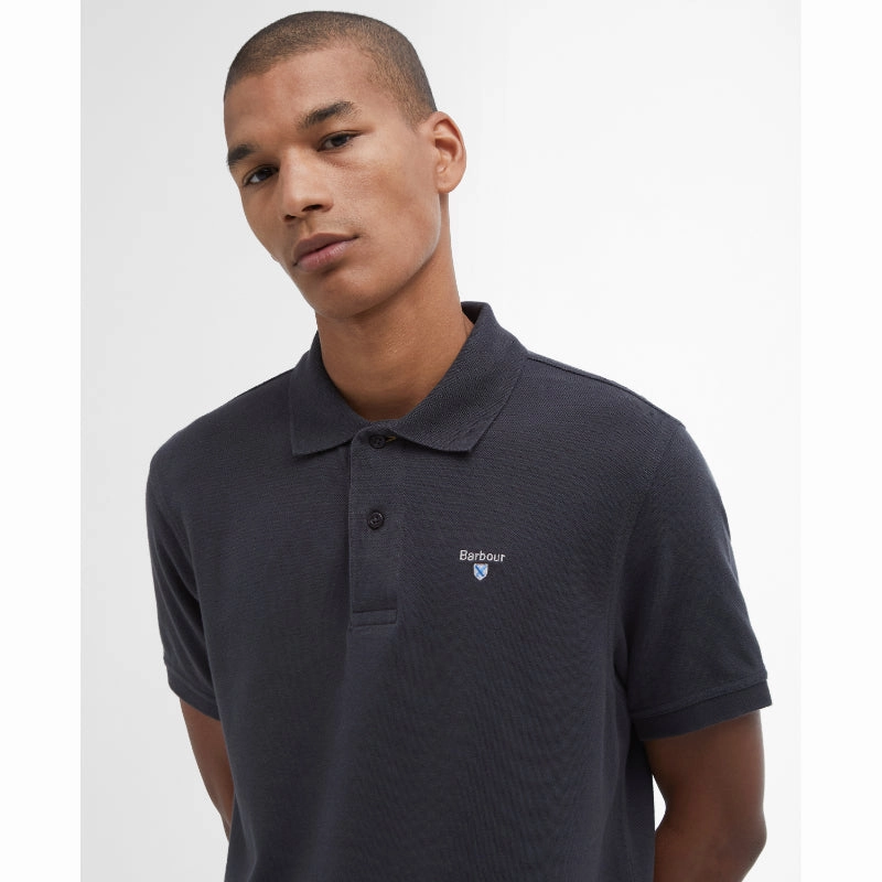 Clearance Sale Now Big Savings Alert Barbour Original Sports Tailored Fit Mens Polo Shirt - Navy