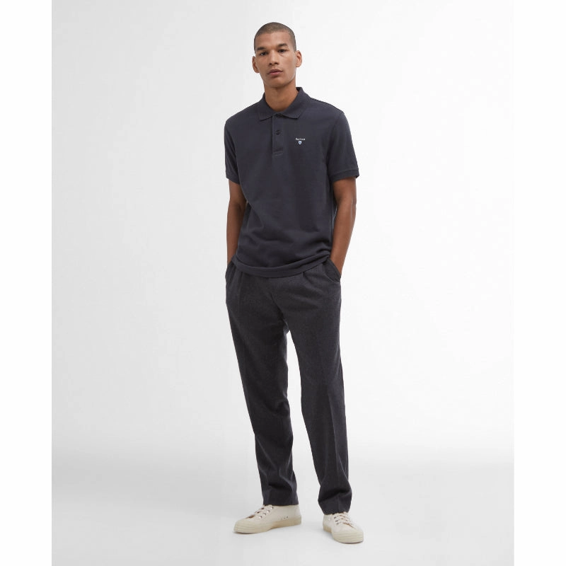 Daily Hot Deal Hot Sale Alert Barbour Original Sports Tailored Fit Mens Polo Shirt - Navy