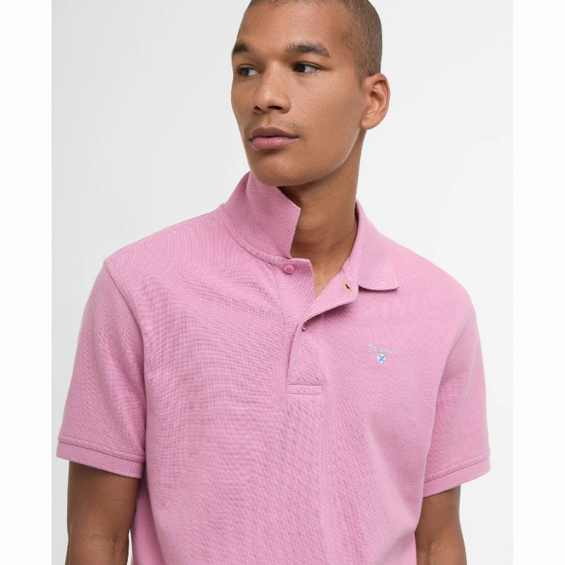 Dont Miss This Offer Barbour Original Sports Tailored Fit Mens Polo Shirt - True Pink
