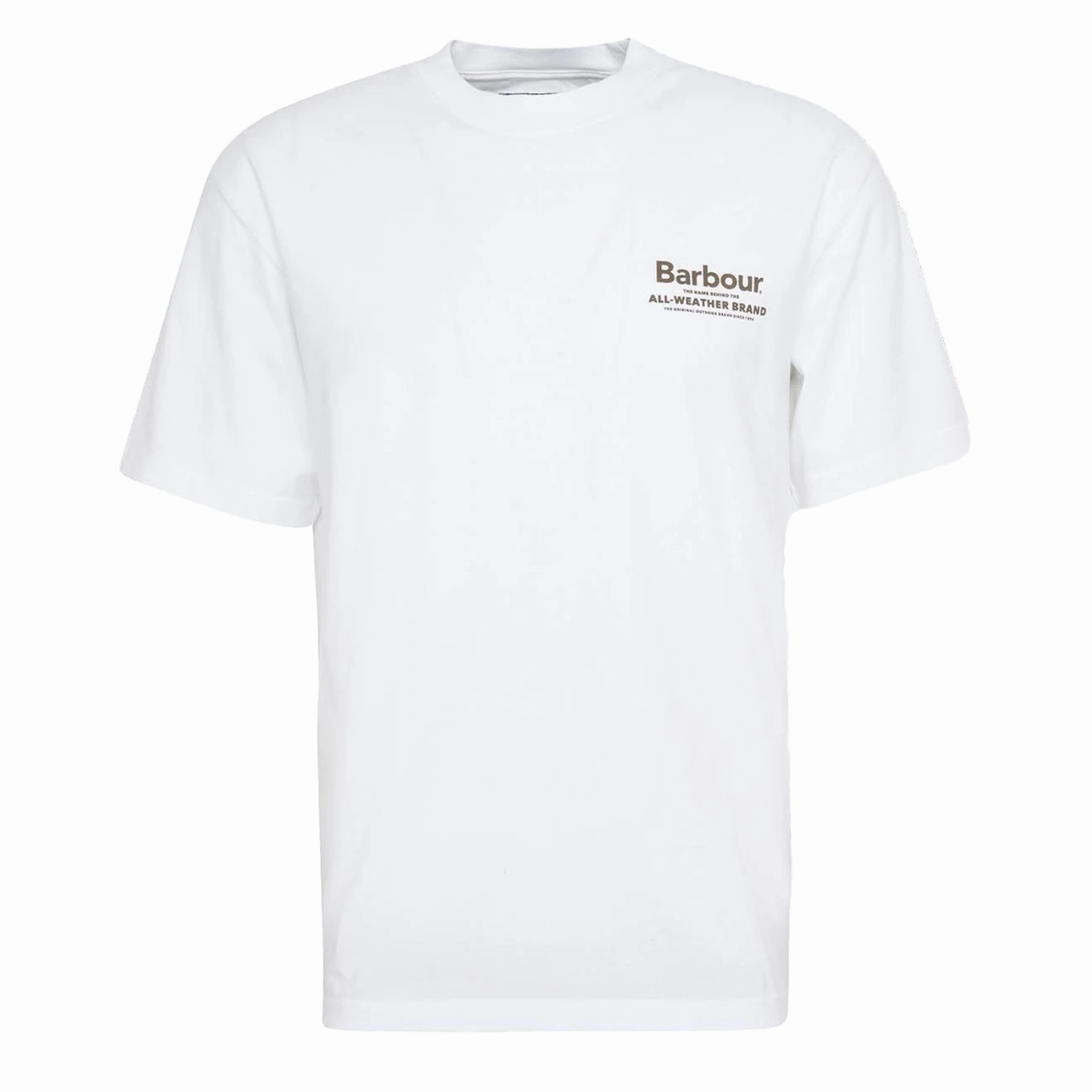 Big Price Drop Unmissable Deal Today Barbour Outdoors Graphic Fit T-Shirt White