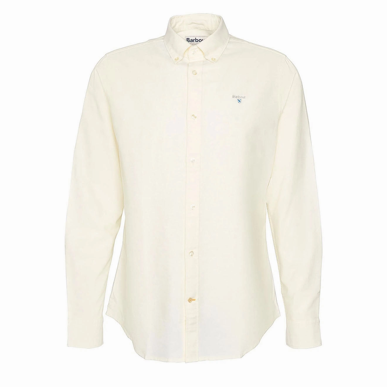 Barbour Oxford Tailored Long Sleeved Shirt Lemon Last Chance Steal Clearance Event Today