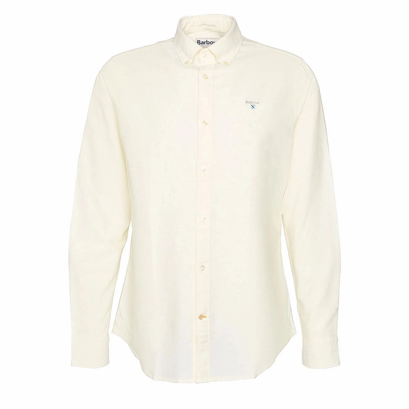 Flash Discount Today Barbour Oxford Tailored Long Sleeved Shirt Lemon