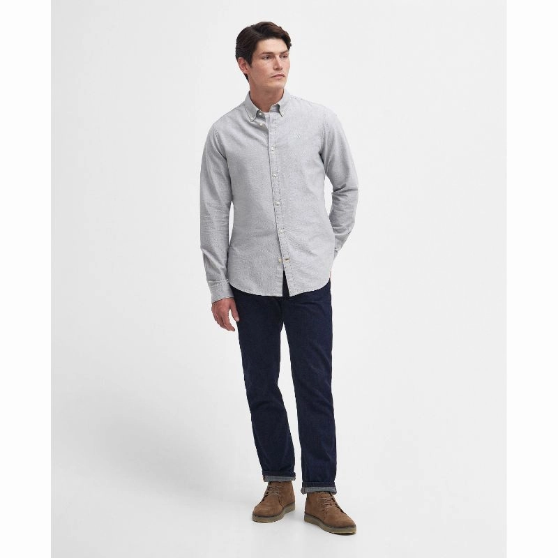 Barbour Oxtown Mens Tailored Shirt - Pale Sage Hot Picks Today Save Big Online
