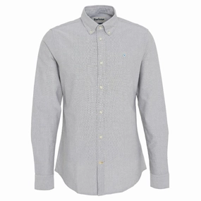 Barbour Oxtown Mens Tailored Shirt - Pale Sage Shop Todays Picks MustShop Sale