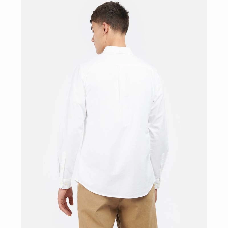 Hot Sale Frenzy Shop Save Big Barbour Oxtown Tailored Mens Shirt - White