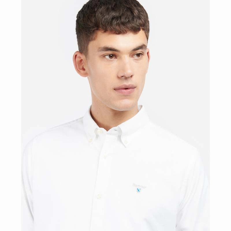 Steal the Deal Now Big Savings Event Barbour Oxtown Tailored Mens Shirt - White