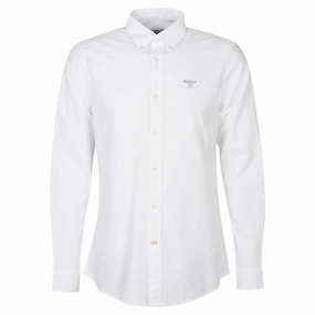 Steal the Deal Now New Arrival Discount Barbour Oxtown Tailored Mens Shirt - White
