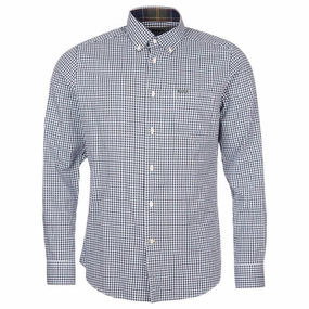 Barbour Padshaw Tailored Mens Shirt - Green Todays Special Savings Best Price Today