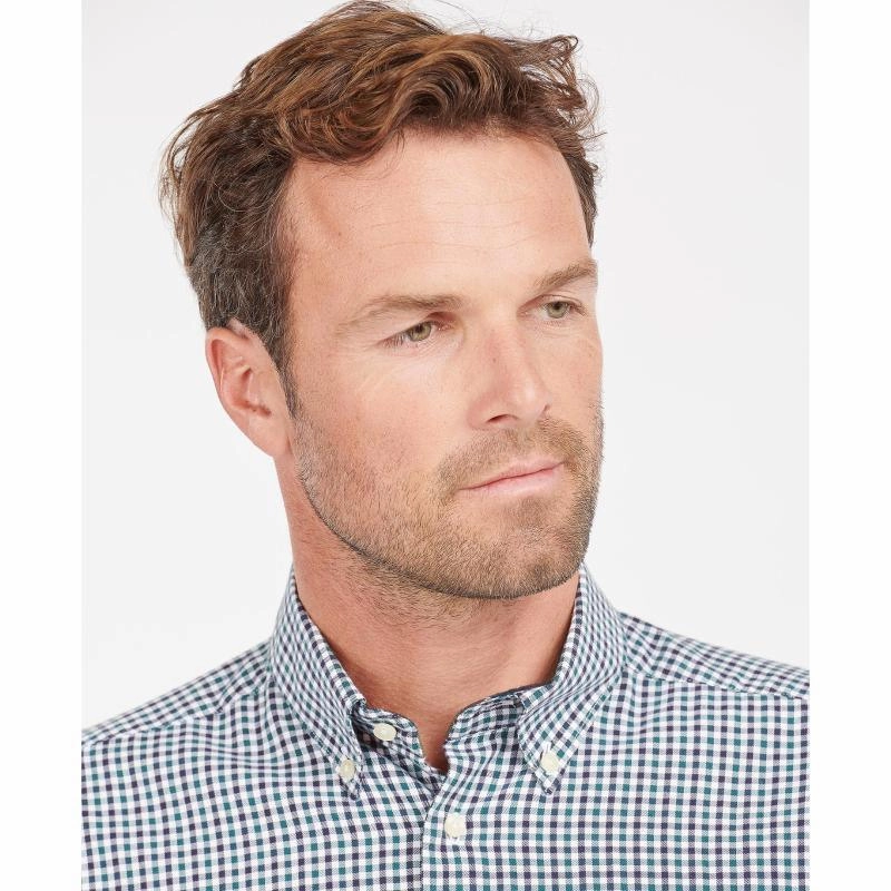 Todays Hot Pick Big Price Drop Barbour Padshaw Tailored Mens Shirt - Green