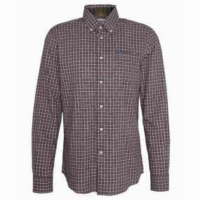 Best Price Online Barbour Padshaw Tailored Mens Shirt - Navy