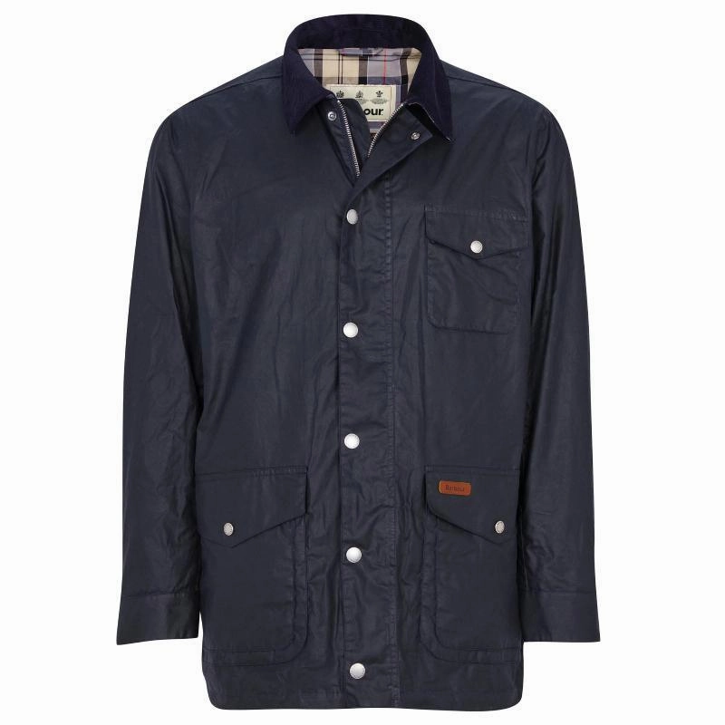 Big Price Drop Daily Deal Frenzy Barbour Pavier Mens Wax Jacket - Royal Navy