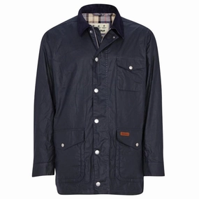 Big Price Drop Daily Deal Frenzy Barbour Pavier Mens Wax Jacket - Royal Navy
