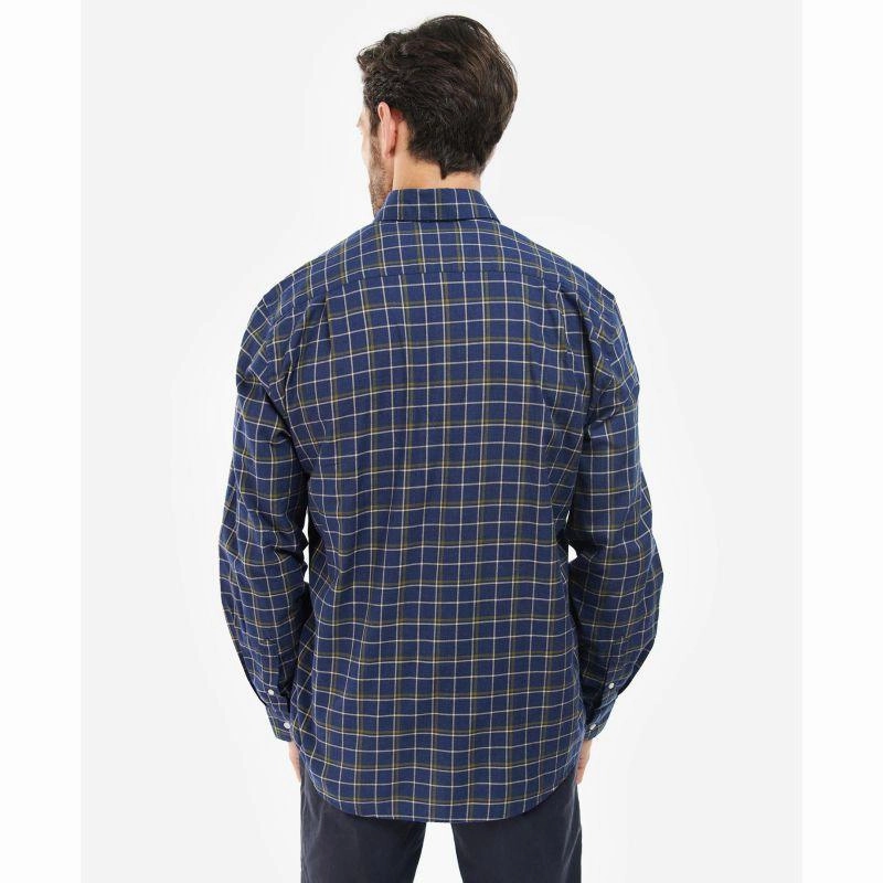 Exclusive Hot Pick Sale Ending Soon Barbour Pelton Mens Regular Fit Shirt - Navy