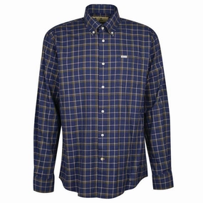 Hot Pick Online Barbour Pelton Mens Regular Fit Shirt - Navy
