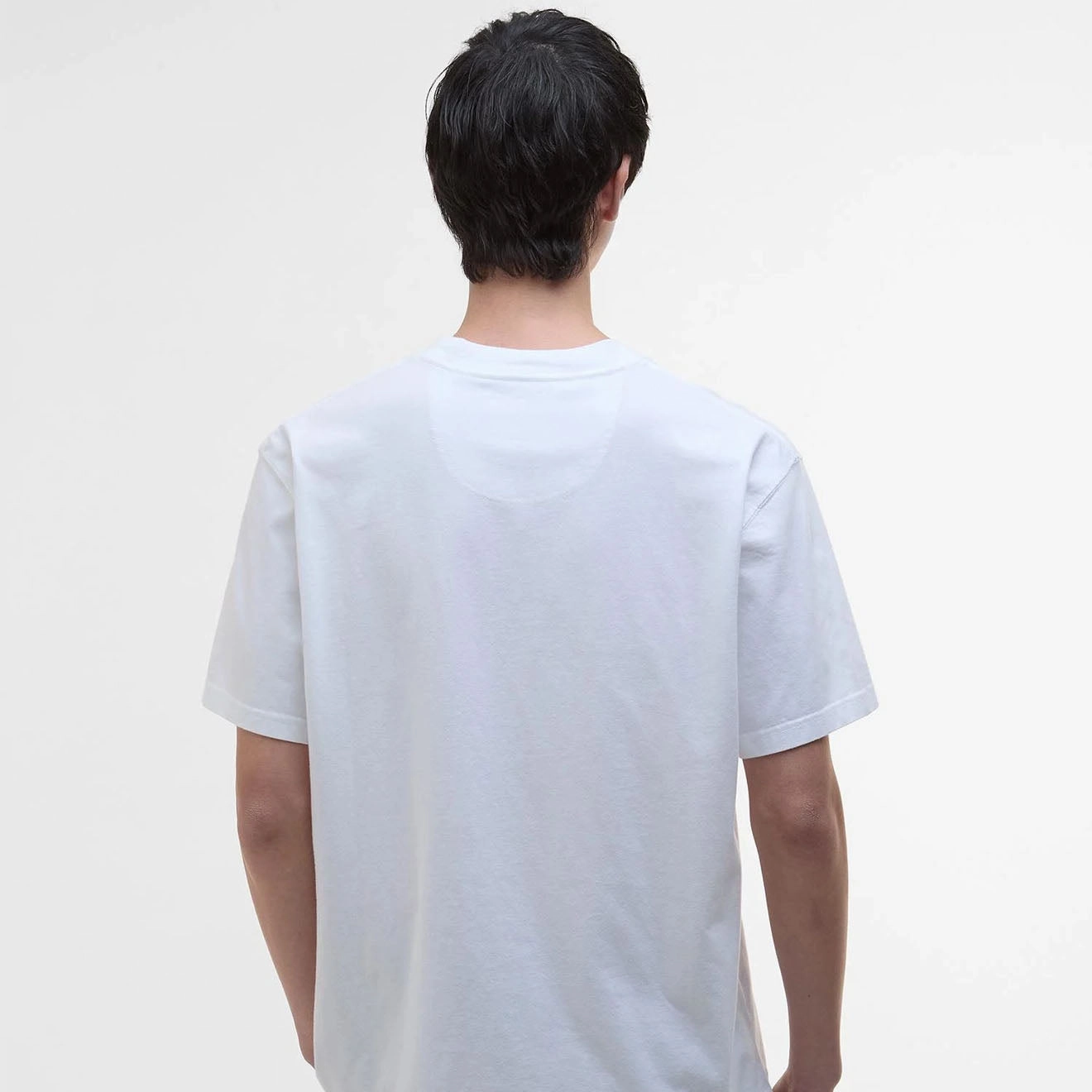 Barbour Pensford Fit T-Shirt White Daily Clearance Deal Todays Hot Savings