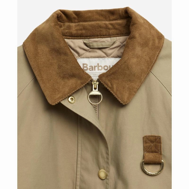 GiftWorthy Sale Barbour Phoebe Ladies Casual Jacket - Military Brown
