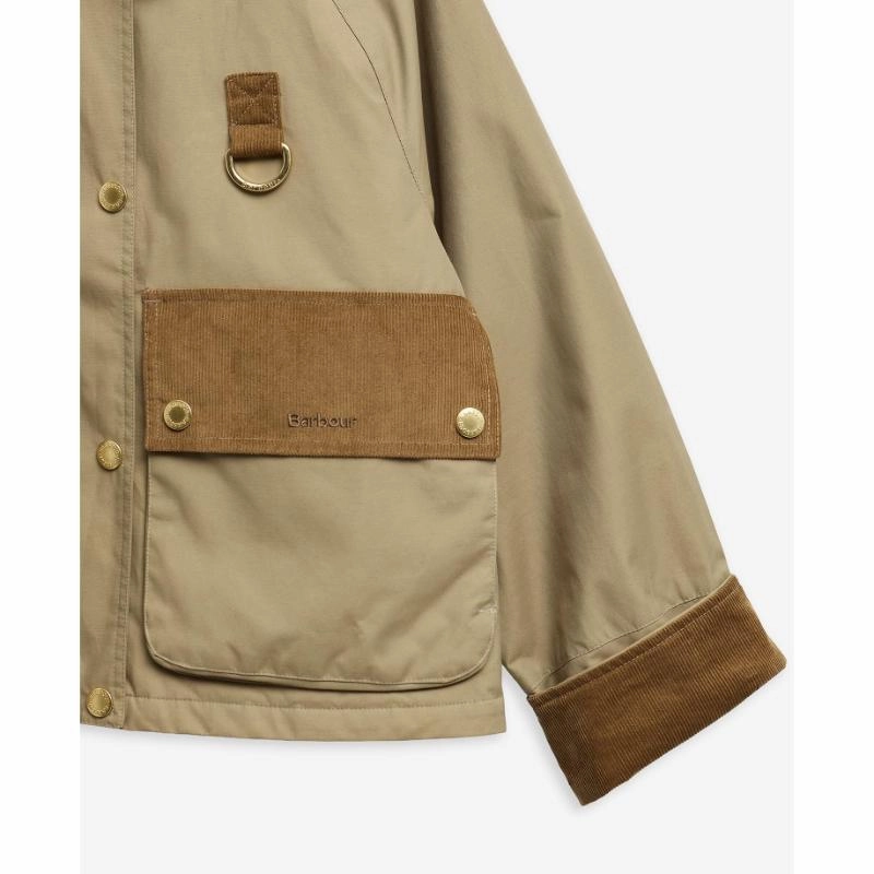 Today Only Hot Sale Barbour Phoebe Ladies Casual Jacket - Military Brown