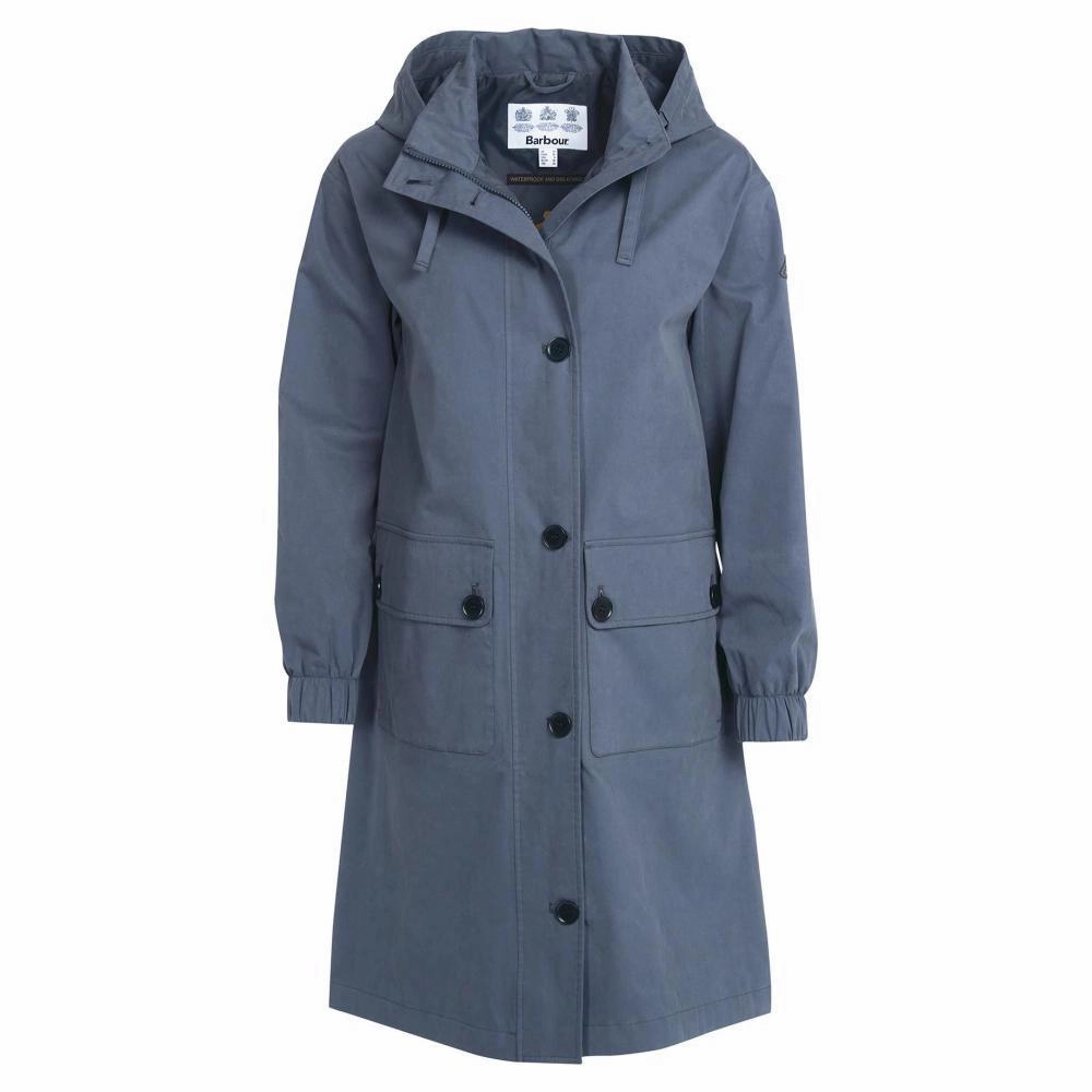 Flash Deal Alert Hot Item Clearance Barbour Picnic Waterproof Ladies Jacket - Summer Navy