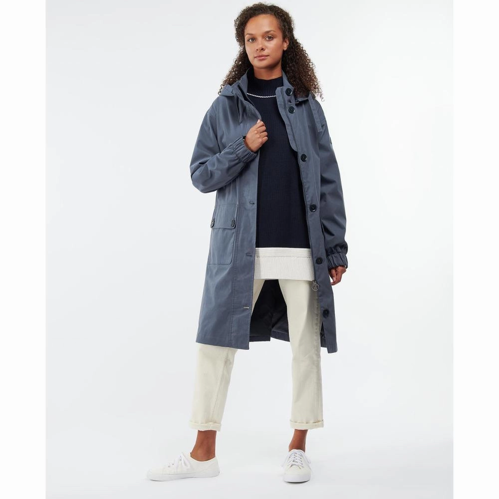 Barbour Picnic Waterproof Ladies Jacket - Summer Navy Special Offer Inside Grab Your Hot Pick