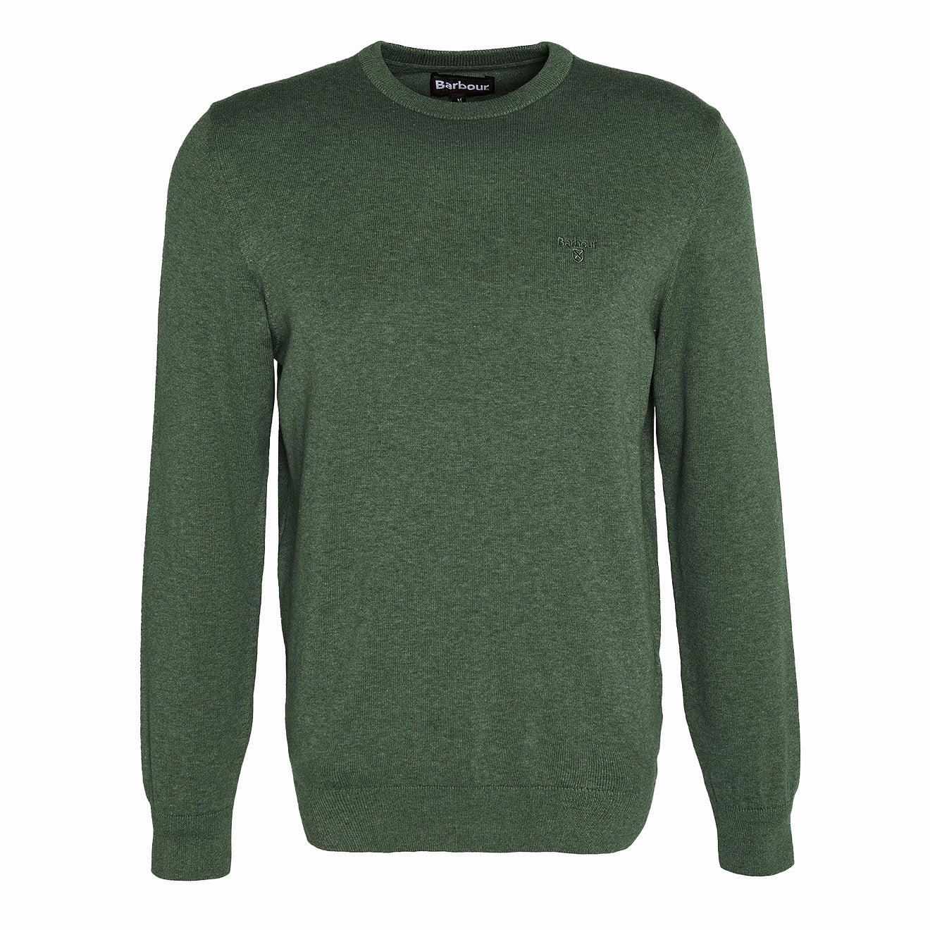 Barbour Pima Cotton Crew Neck Knit Rifle Green Limited Time Offer Shop Save Big