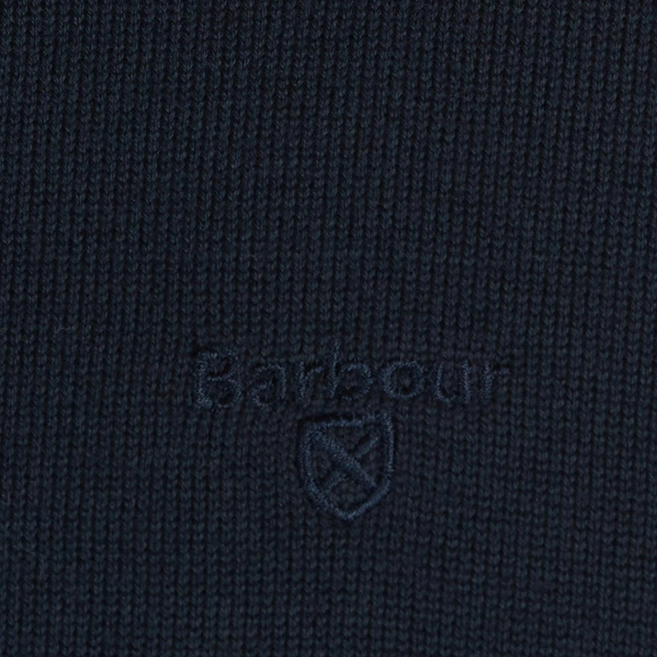 Barbour Pima Cotton Crew Neck Navy Price Drop Frenzy