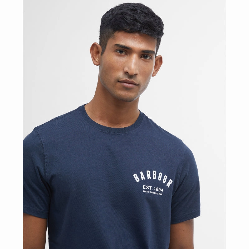 Last Chance Offer Barbour Preppy Mens T-Shirt - New Navy