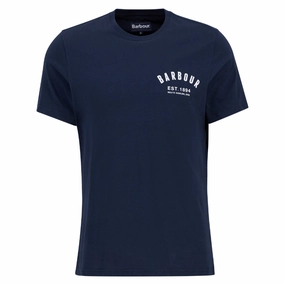 Barbour Preppy Mens T-Shirt - New Navy Exclusive Online Discount Exclusive Online Deal