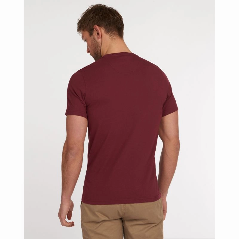 Online Deal Frenzy Shop Hot Picks Barbour Preppy Mens T-Shirt - Ruby