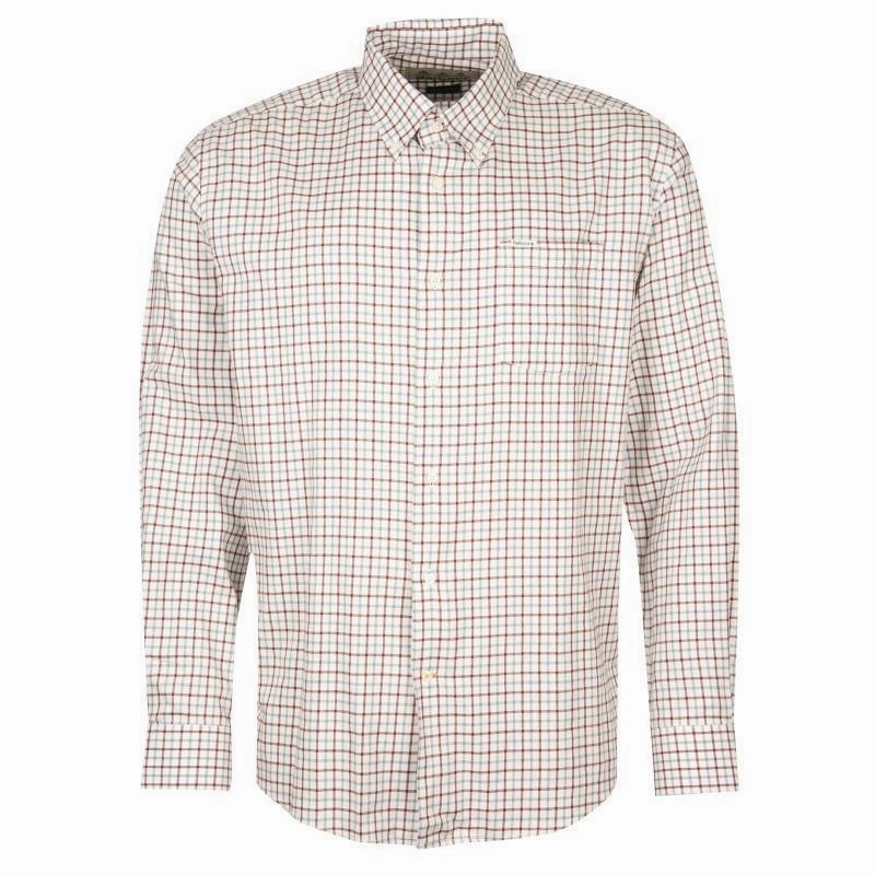 Hot Sale Frenzy Shop Smart Save Barbour Preston Regular Fit Mens Shirt - Ecru