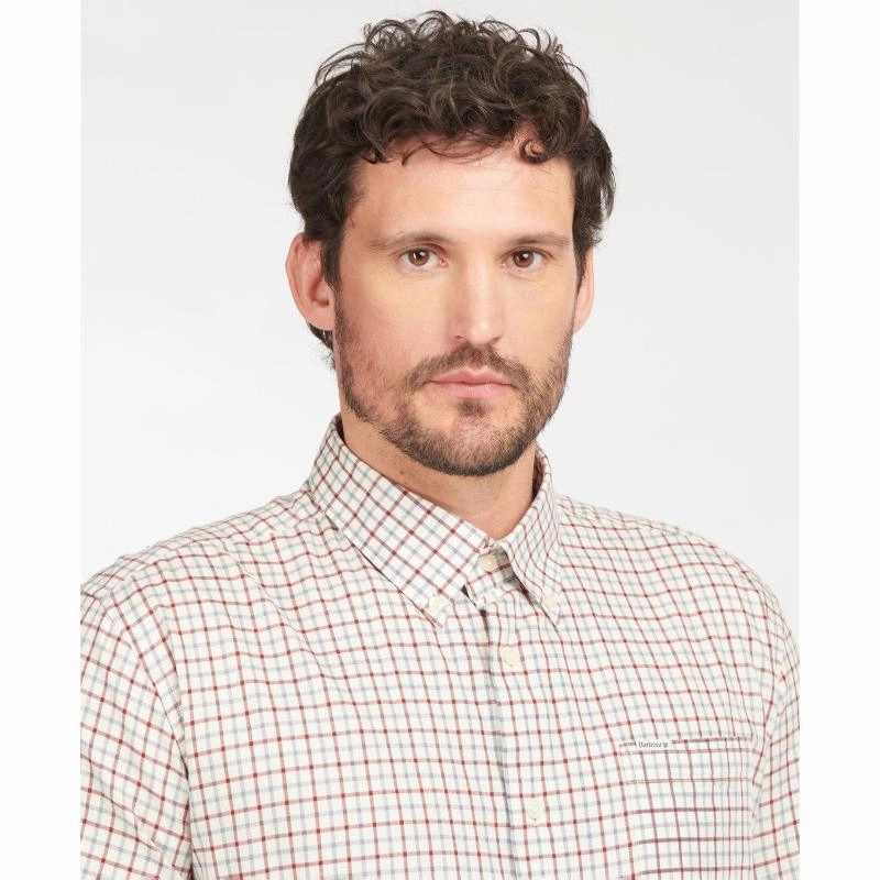 Shop Now Save Barbour Preston Regular Fit Mens Shirt - Ecru
