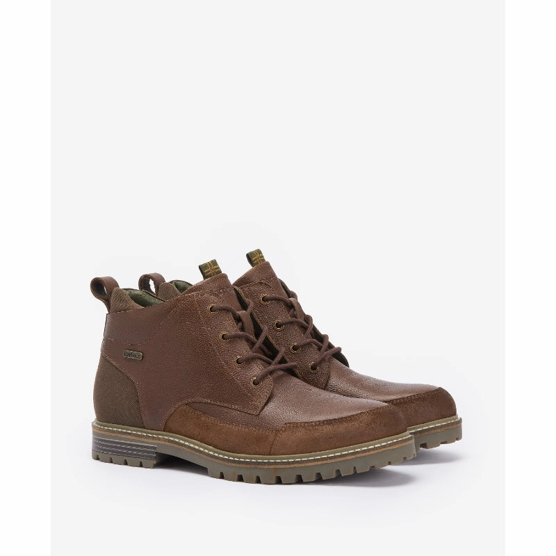 MustHave Clearance Special Surprise Sale Barbour Quartz Mens Derby Boot - Teak