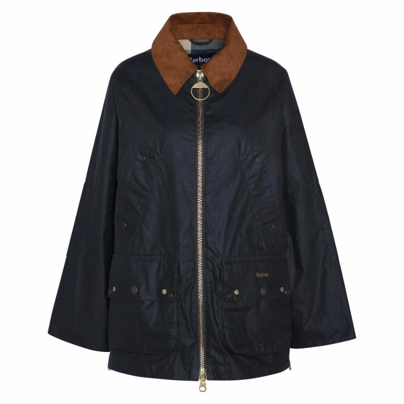 Shop Grab Now Save Today Event Barbour Raelynn Ladies Wax Jacket - Black/Ancient Tartan