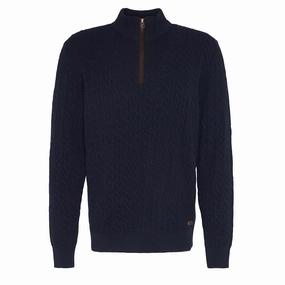 Limited Stock Offer Shop Smart Deals Barbour Ramsden Half Zip Knitted Jumper Navy