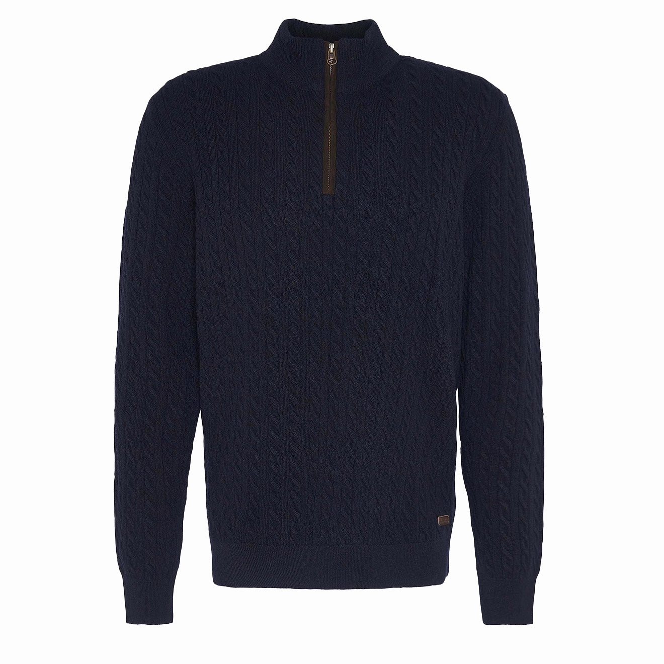 MustHave Deals Best Price Online Barbour Ramsden Half Zip Knitted Jumper Navy