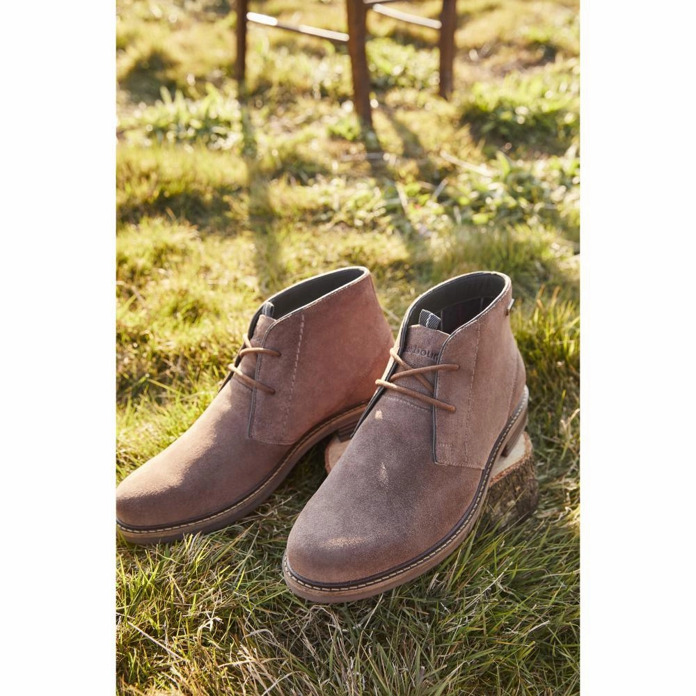 Barbour Readhead Mens Chukka Boot - Stone Save Today Only Daily Deal Frenzy