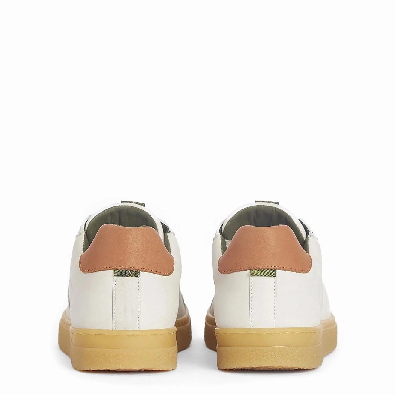 Limited Stock Offer Barbour Reflect Trainer Off White