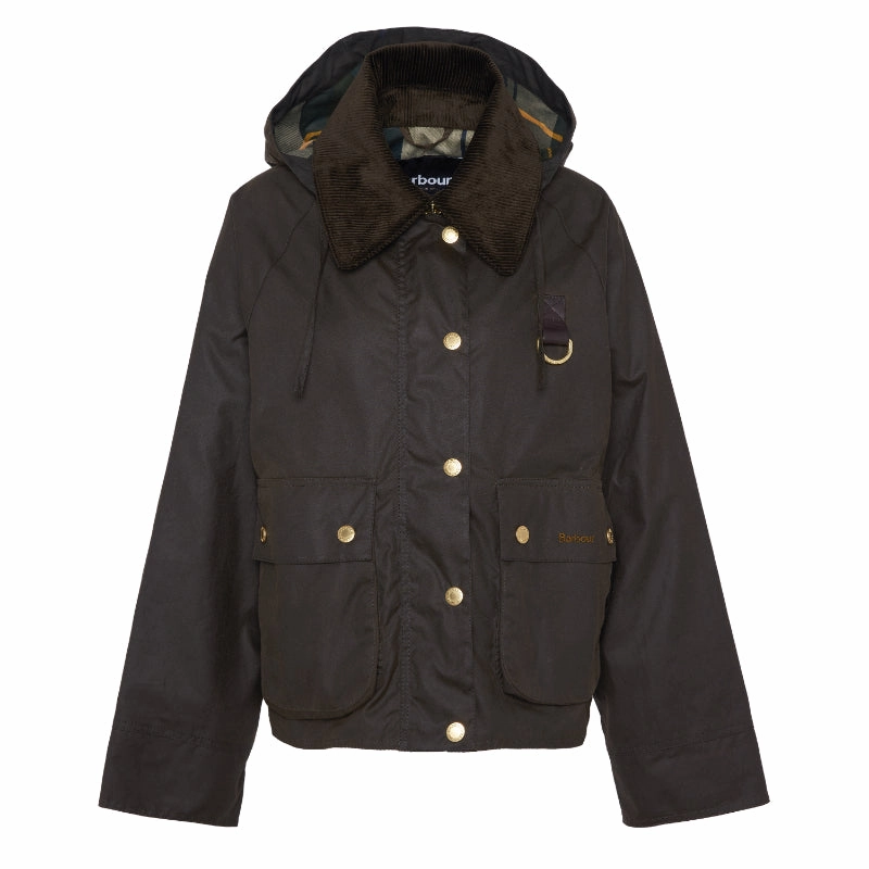 Barbour Reighton Wax Ladies Jacket - Olive/Ancient Price Drop Frenzy