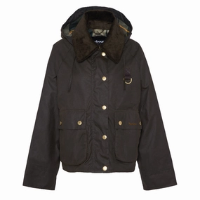 Barbour Reighton Wax Ladies Jacket - Olive/Ancient Price Drop Frenzy