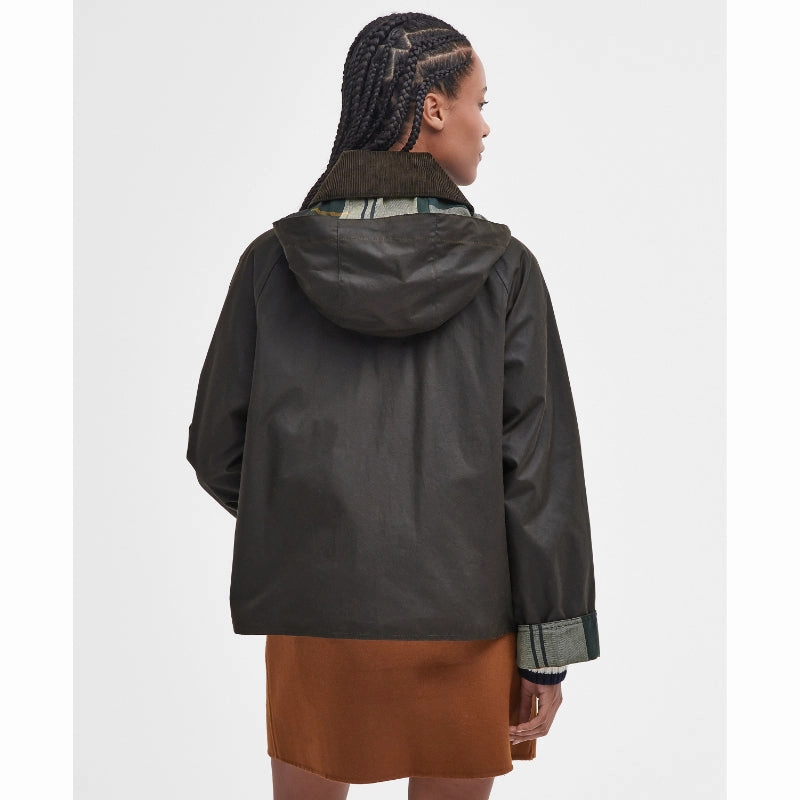 Barbour Reighton Wax Ladies Jacket - Olive/Ancient Grab Your Deal Today Limited Time Offer